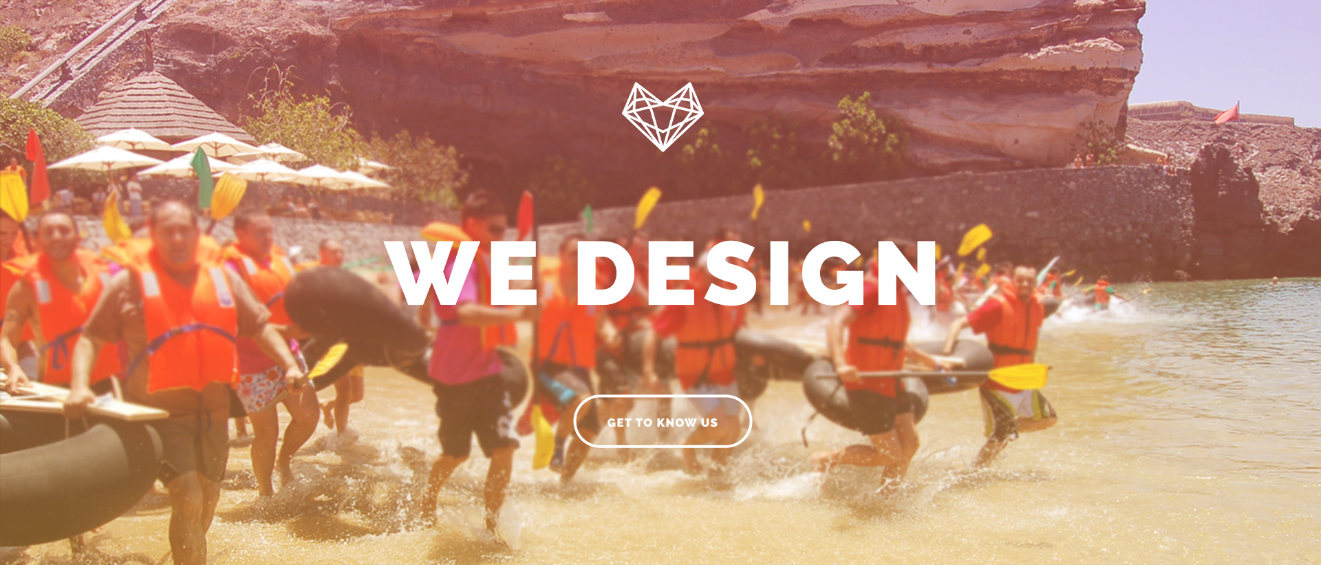 We design